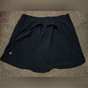 Lululemon Hotty Hot High Rise Skort Long - Black - Size 14